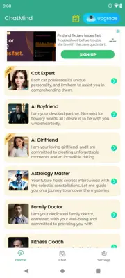 ChatMind-AI Chat Bot Assistant android App screenshot 0